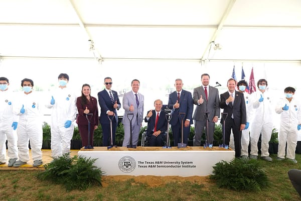 Abbott A&M semiconductor groundbreaking