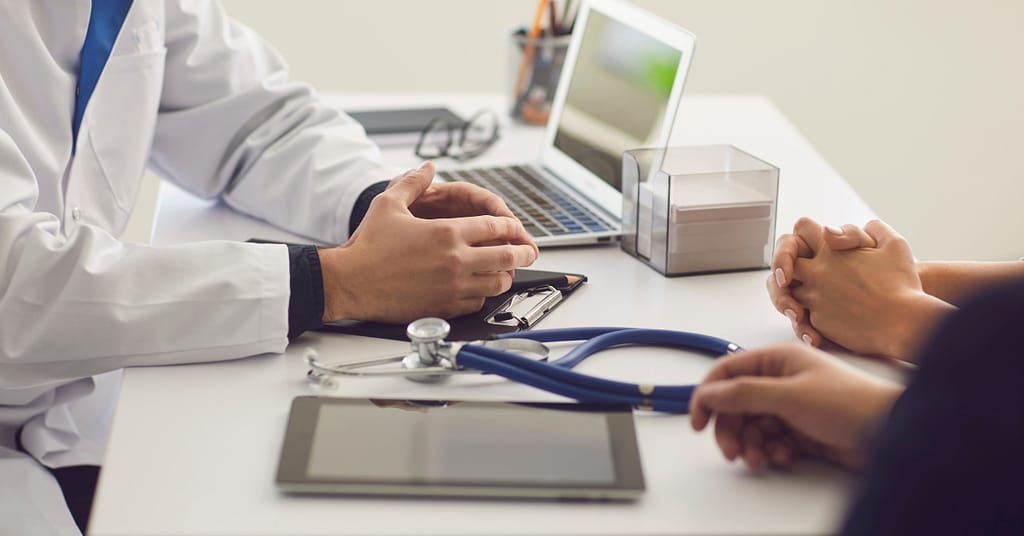 healthcare market newsletter doctor and family featured image