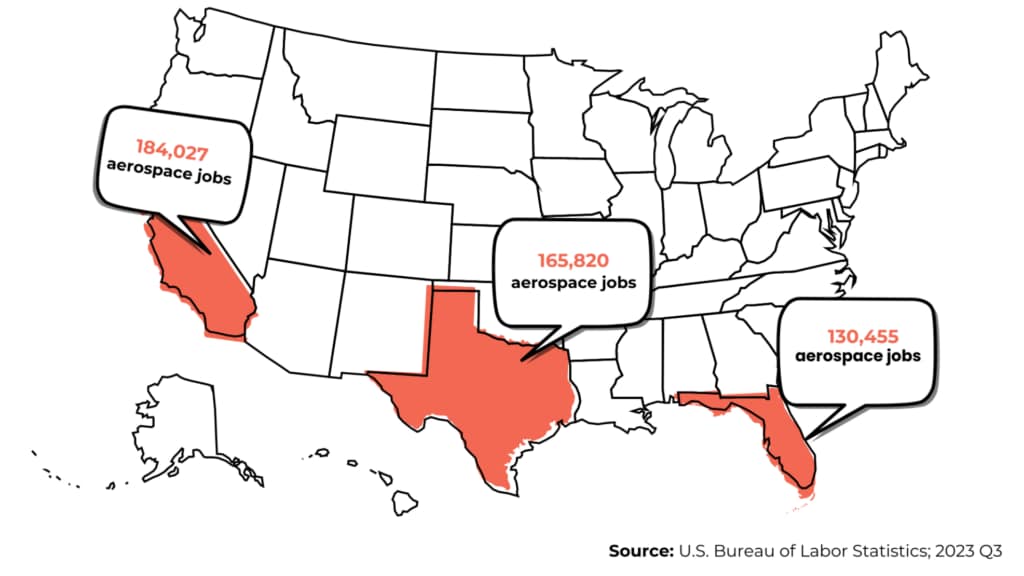 space newsletter jobs map