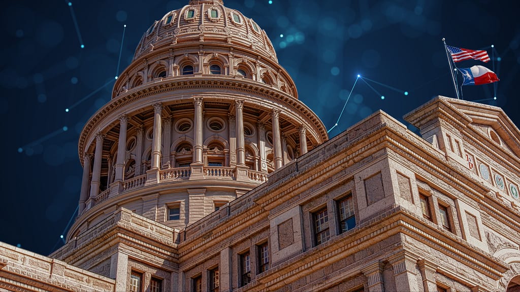 Texas Capitol photo illustration