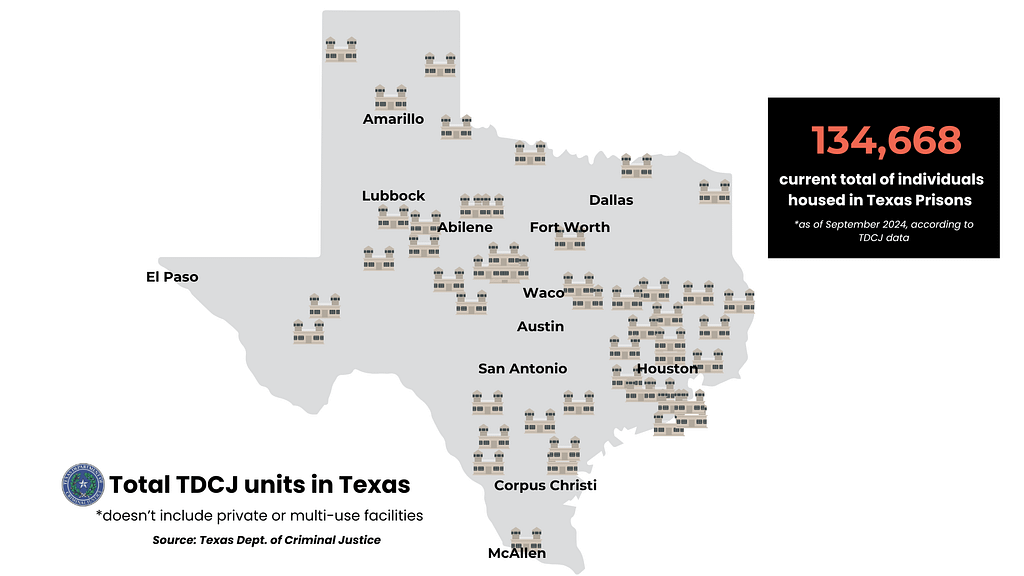 Higher ed & recidivism newsletter prison map