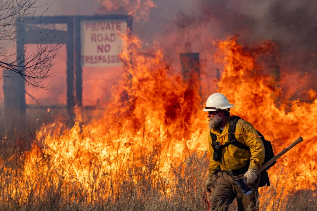 Smokehouse Creek fire image