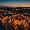 Georgetown Texas city night photo