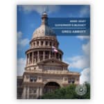 Gov Abbott budget cover page