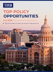 TX 2036 2025 legislative agenda report cover