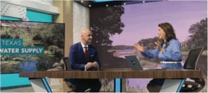 Jeremy Mazur discusses water policy on TV