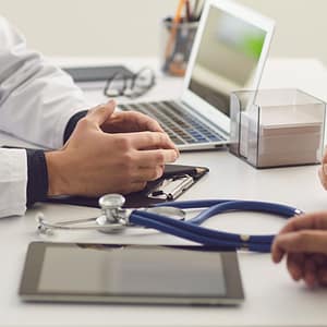 healthcare market newsletter doctor and family featured image