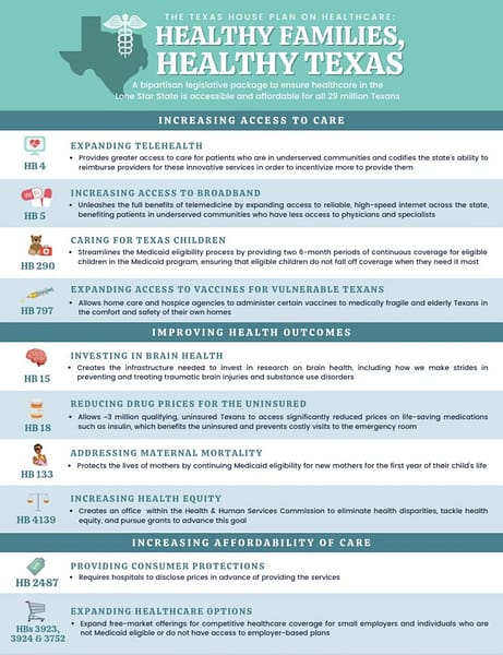 Healthy Families, Healthy Texas flyer