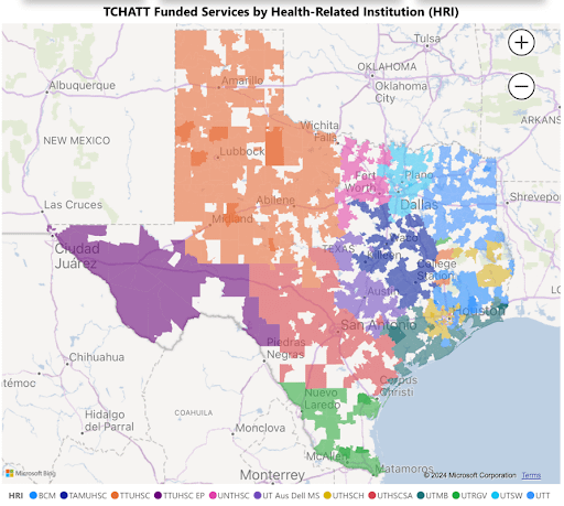 TCHATT service map