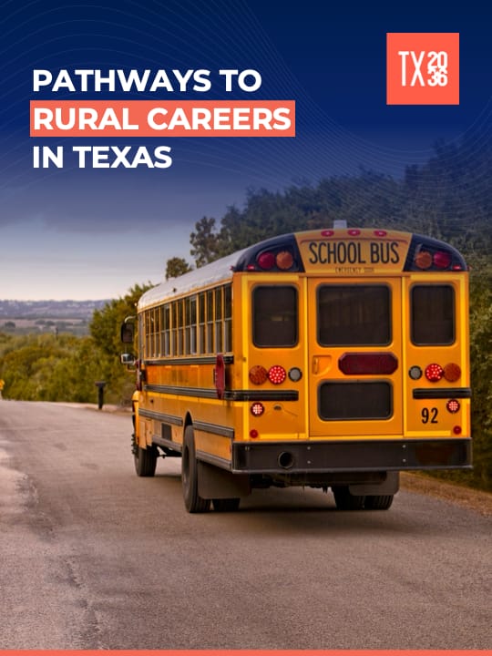 Pathways to Rural Careers in Texas report cover