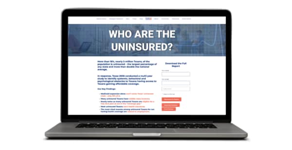 Who Are The Uninsured? online tool image