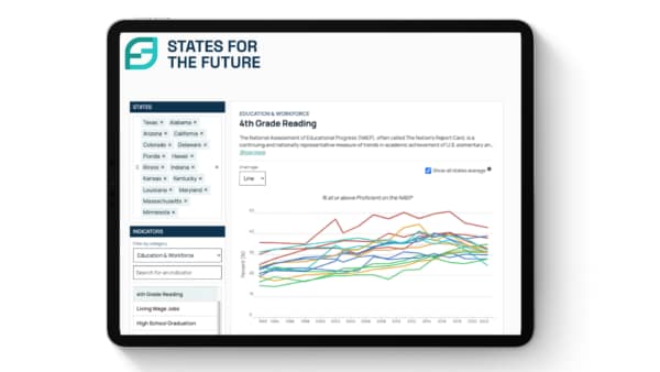states for the future newsletter data platform viz