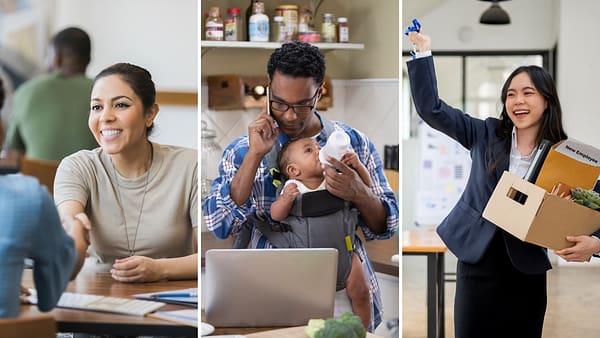 future of work more benefits collage