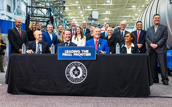 Texas Space Commission presser photo