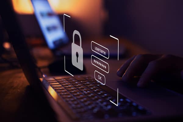 Password lock screen