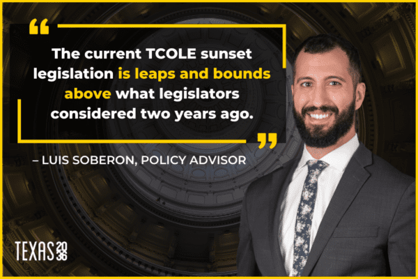 Luis quote TCOLE newsletter