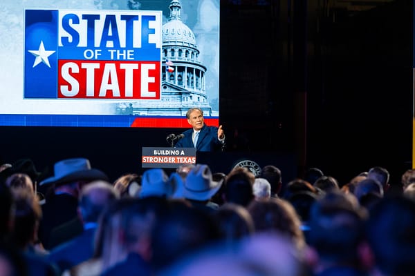 Gov. Abbott State of the State photo