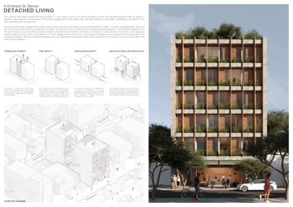 Detached Living single-stair apartments contest winner