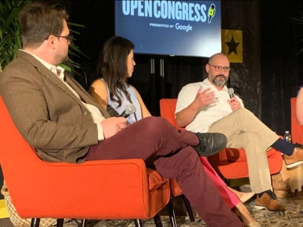 A.J. Rodriguez at TribFest "Through the Roof" panel, Sept. 7, 2024