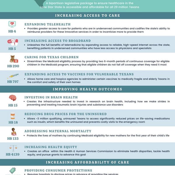 Healthy Families, Healthy Texas flyer