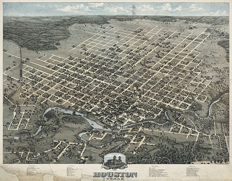 houston historical map