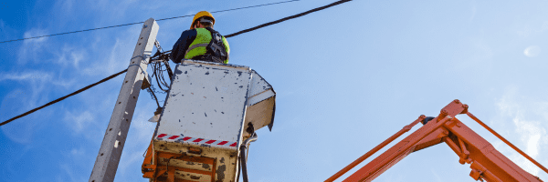 electric line workers image