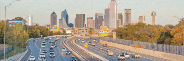 Dallas traffic gif